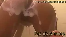 stripping lingerie soaking wet then riding huge cock to explosive orgasm!