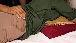 In the shadows of Hyderabad, innocent beauty's virgin pussy gets shattered by imam's monster cock in first-time doggystyle creampie