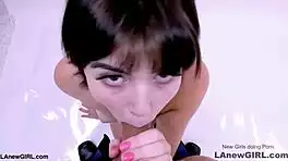 Producer Seduces Shy Brunette Model in Audition