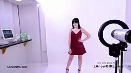 Producer Seduces Shy Brunette Model in Audition