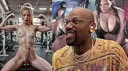 Tight petite teen begs anal as trans cock explodes