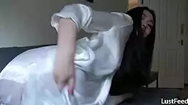 who's this exotic asian teen slut riding cock in homemade tape?