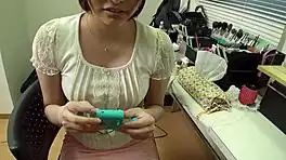 petite japanese babe teases masturbates sucks cock begs cum in mouth now