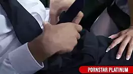 Big dicked boss Kai Taylor dominates blonde maid Lou Lou hard