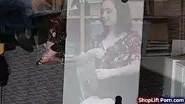 Loss Prevention Officer Ravages Teen Shoplifter's Tight Pussy in Store Backroom