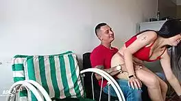 a flirty long chat ends with petite latina riding huge cock creampie