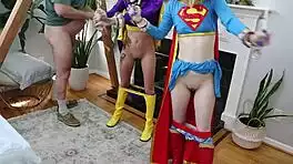 batgirl and supergirl quiver in forced bliss