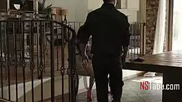 He dominated petite beauty fucking her till she came