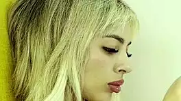 ugh i'm so bored masturbating on this hot blonde spreading legs ignoring me