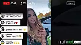 hey little 18+ petite star gets monster bbc pounding fun with mazee the goat 😈🍆💦