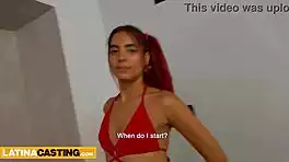 hot latina redhead teen webcam girl jumps straight to hardcore cock