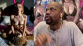 Tight Shaved Pussy Petite Blonde Rides Big Cock Face Facial Cum Covered