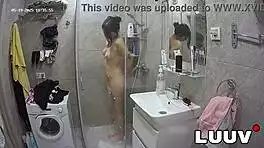 luuv alice loves showing off her morning shower exhibitionism on cam