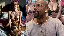 Tight Shaved Pussy Petite Blonde Rides Big Cock Face Facial Cum Covered