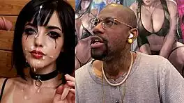 Tight Shaved Pussy Petite Blonde Rides Big Cock Face Facial Cum Covered