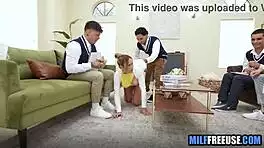 Hot Milf Teacher Roughly Used by Horny Students Hardcore