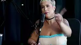 just joana sizzles in fire cast highlights with baby fire sheer red