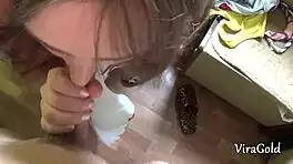 damn this rural hottie’s tight pussy feels amazing as i fuck her deep and creampie inside