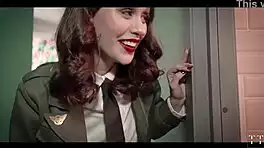 first fuck virgin captain america and agent peggy carter