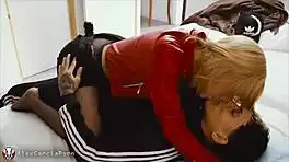 hey this dangerous puta fucks broke guy after knife threat