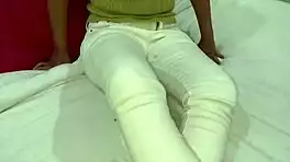 Indian bhabhi rough anal creampie from delivery stud