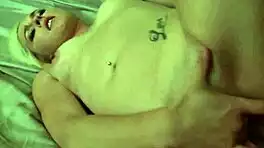 Blonde teen begs stepbro for harder pounding action