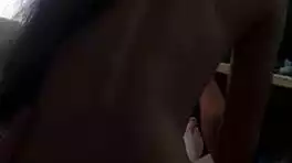 Skinny Slut Strips Naked For Intense Tiny Tits Handjob And Back Ride