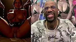 imagine this tight shaved teen pussy creampied leaking cum after interracial fingering