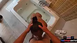 boyfriend sneaks hardcore pov sex with thai teen girlfriend in hotel