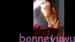 Sexy Latina Teases In Panties And Pantyhose During Sultry Dance