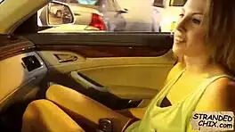 innocent teen gets picked up and fucked outdoors 😍 pov reality