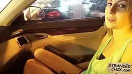 innocent teen gets picked up and fucked outdoors 😍 pov reality