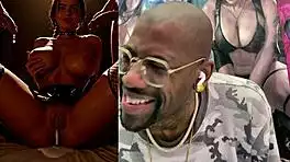 imagine this tight shaved teen pussy creampied leaking cum after interracial fingering