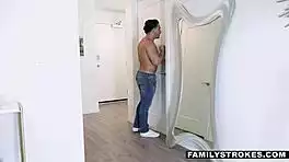 my bully teen annabel redd rides cock with big tits and ass bouncing