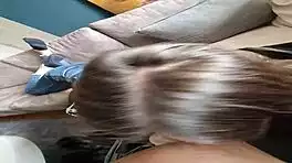 beautiful natural teen deepthroats big cock and rims ass perfectly pov bj 😍👅