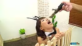 bunny bitch hops wildly gettin drilled fast n hard 💦🐰