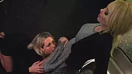 Aaliyah Love and Zoey Monroe share intense office breakroom moment