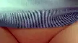 curious babe caught masturbating gets her tight pussy filled with cum