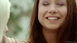 Lola and Taylor strip lingerie for hot pussy licking fun