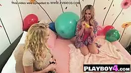 Petite sexy blonde milf gets her big ass spanked hard before diving into dirty lingerie games.