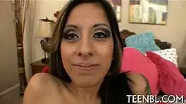 naughty teen crumbles under lusty competitive face fucking