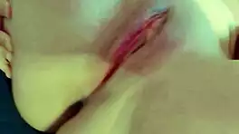 exxxtra petite young latina fingers her wet tight pussy lips so pretty!