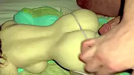 Petite Beauty's Tight Pussy Rejects Big Cock so She Offers Perfect Ass for Deep Anal Pounding