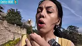 bianca delivers full girlfriend pounding to petite teen creampie