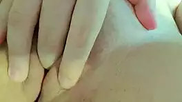 exxxtra petite young latina fingers her wet tight pussy lips so pretty!