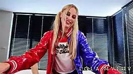 horny blonde babe lola myluv ties petite guy for hard taboo punishment creampie fuck