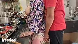 Invited into kitchen while he's sleeping for hot fun