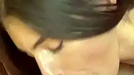 oh fuck, our lesbian shower turns into sloppy double blowjob cumswap!