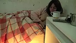 stepmother spreads hairy pussy for 19 year old stepson creampie deep inside