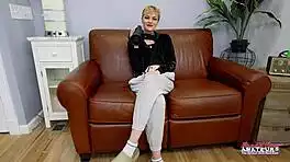 Blondes sassy bella busty duo share sloppy deepthroat